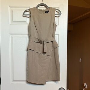 Banana Republic Tan Sleeveless Dress